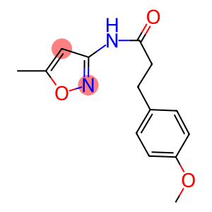 3-(4-methoxyphenyl)-N-(5-methyl-3-isoxazolyl)propanamide