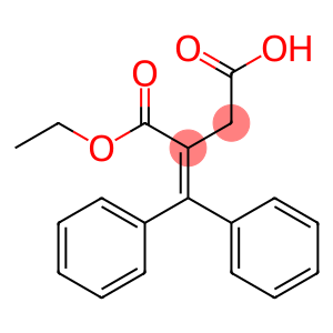 Butanedioic acid, 2-(diphenylmethylene)-, 1-ethyl ester