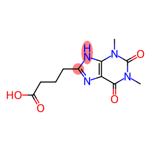 2,3,6,7-Tetrahydro-1,3-dimethyl-2,6-dioxo-1H-purine-8-butyric acid