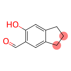 2,3-Dihydro-6-hydroxy-1H-indene-5-carboxaldehyde