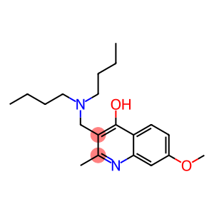 3-((Dibutylamino)methyl)-7-methoxy-2-methylquinolin-4-ol