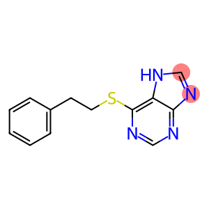 6-[(2-phenylethyl)sulfanyl]-9H-purine