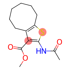 methyl 2-(acetylamino)-4,5,6,7,8,9-hexahydrocycloocta[b]thiophene-3-carboxylate