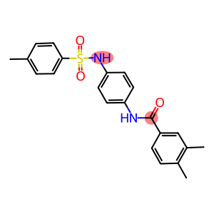 3,4-dimethyl-N-(4-{[(4-methylphenyl)sulfonyl]amino}phenyl)benzamide