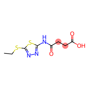4-((5-(ETHYLTHIO)-1,3,4-THIADIAZOL-2-YL)AMINO)-4-OXOBUTANOIC ACID