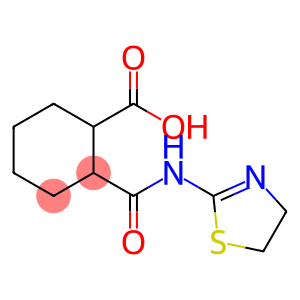 Cyclohexanecarboxylic acid, 2-[[(4,5-dihydro-2-thiazolyl)amino]carbonyl]- (9CI)