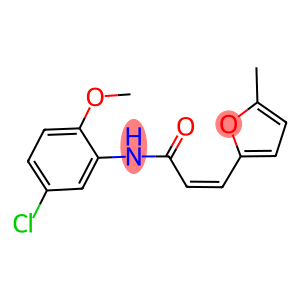 N-(5-chloro-2-methoxyphenyl)-3-(5-methyl-2-furyl)acrylamide