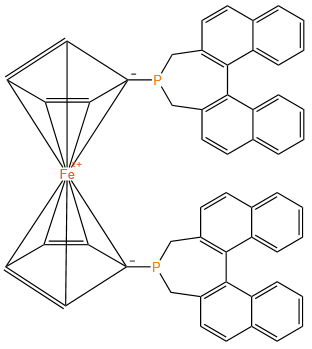 1,1''-双{(S)-4,5-二氢-3H-联萘[1,2-c：2'',1''-e]膦基}二茂铁