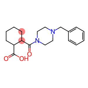 2-[(4-BENZYL-1-PIPERAZINYL)CARBONYL]-CYCLOHEXANECARBOXYLIC ACID