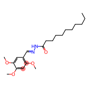 N'-(2,4,5-trimethoxybenzylidene)undecanohydrazide