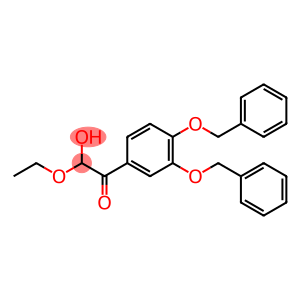 1-[3,4-bis(phenylmethoxy)phenyl]-2-ethoxy-2-hydroxyethanone