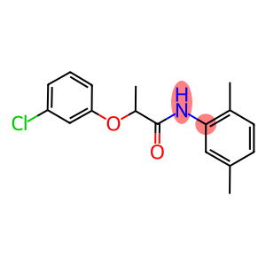 2-(3-chlorophenoxy)-N-(2,5-dimethylphenyl)propanamide