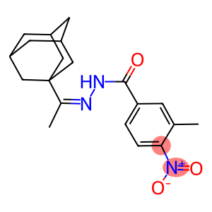 N'-[1-(1-adamantyl)ethylidene]-4-nitro-3-methylbenzohydrazide