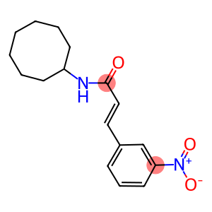 N-cyclooctyl-3-{3-nitrophenyl}acrylamide