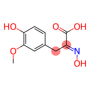 (E)-3-(4-hydroxy-3-methoxyphenyl)-2-(hydroxyimino)propanoic acid