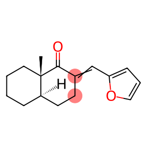 (4aR)-2-(2-Furanylmethylene)-3,4,4aα,5,6,7,8,8a-octahydro-8aβ-methylnaphthalen-1(2H)-one