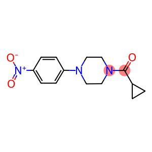 1-(cyclopropylcarbonyl)-4-{4-nitrophenyl}piperazine