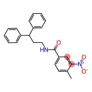 N-(3,3-diphenylpropyl)-3-nitro-4-methylbenzamide