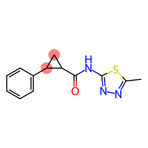 Cyclopropanecarboxamide, N-(5-methyl-1,3,4-thiadiazol-2-yl)-2-phenyl- (9CI)