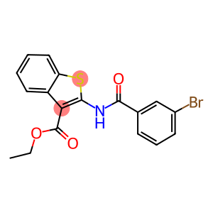ethyl 2-[(3-bromobenzoyl)amino]-1-benzothiophene-3-carboxylate
