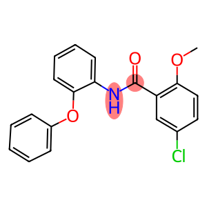 5-chloro-2-methoxy-N-(2-phenoxyphenyl)benzamide