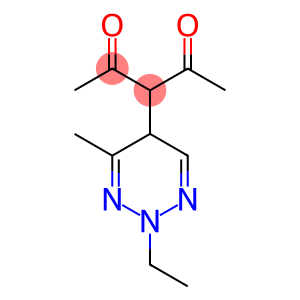 2,4-Pentanedione, 3-(2-ethyl-2,5-dihydro-4-methyl-1,2,3-triazin-5-yl)-