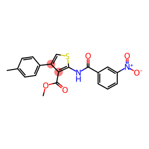 methyl 2-({3-nitrobenzoyl}amino)-4-(4-methylphenyl)-3-thiophenecarboxylate