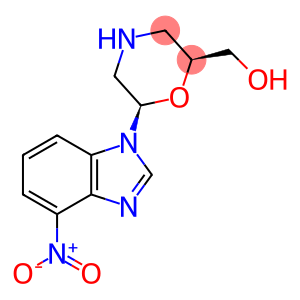 2-Morpholinemethanol, 6-(4-nitro-1H-benzimidazol-1-yl)-, (2S,6R)-
