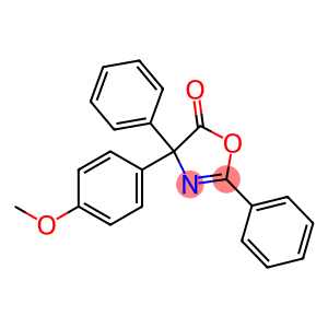 5(4H)-Oxazolone,  4-(4-methoxyphenyl)-2,4-diphenyl-