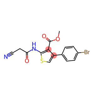 4-(4-溴苯基)-2-(2-氰基乙酰基氨基)噻吩-3-甲酸甲酯