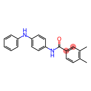 N-(4-anilinophenyl)-3,4-dimethylbenzamide