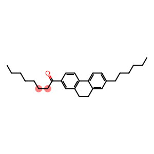 1-(7-hexyl-9,10-dihydro-2-phenanthryl)octan-1-one