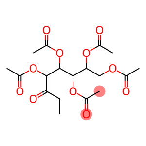 (1,2,4,5-tetraacetyloxy-6-oxo-octan-3-yl) acetate