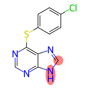 9H-Purine, 6-[(4-chlorophenyl)thio]-