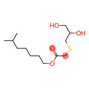 Acetic acid, 2-((2,3-dihydroxypropyl)thio)-, isooctyl ester