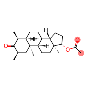 Androstan-3-one, 17-(acetyloxy)-2,4-dimethyl-, (2α,4α,5α,17β)- (9CI)