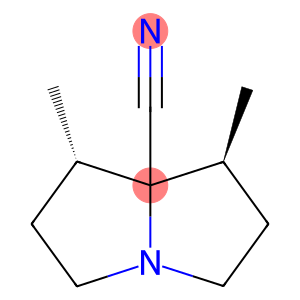 1H-Pyrrolizine-7a(5H)-carbonitrile,tetrahydro-1,7-dimethyl-,(1R,7R)-rel-(9CI)