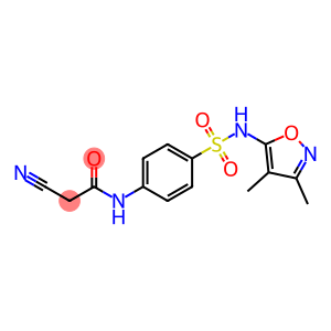 2-氰基-N-[4-[(3,4-二甲基-1,2-恶唑-5-基)氨基磺酰基]苯基]乙酰胺