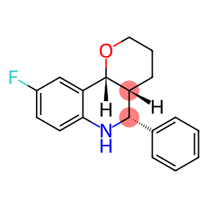 9-FLUORO-5-PHENYL-3,4,4A,5,6,10B-HEXAHYDRO-2H-PYRANO[3,2-C]QUINOLINE