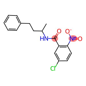 5-chloro-2-nitro-N-(1-methyl-3-phenylpropyl)benzamide