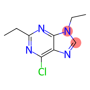 6-chloro-2,9-diethyl-9H-purine