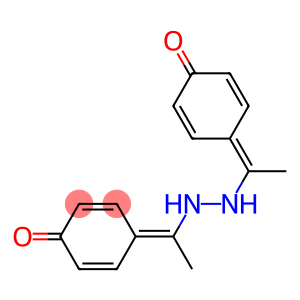 4-[1-[2-[1-(4-oxo-1-cyclohexa-2,5-dienylidene)ethyl]hydrazinyl]ethylid ene]cyclohexa-2,5-dien-1-one