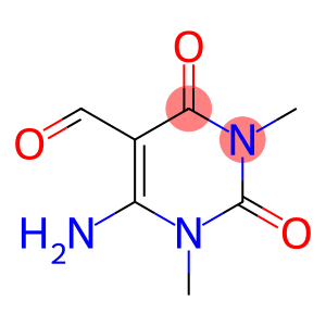 6-氨基-1,3-二甲基-2,4-二氧代-1,2,3,4-四氢嘧啶-5-甲醛