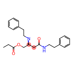 [3-(phenethylcarbamoyl)-2-phenethylimino-propyl] propanoate