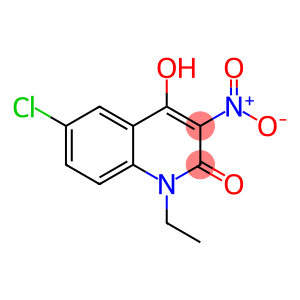 6-chloro-1-ethyl-4-hydroxy-3-nitro-1H-quinolin-2-one