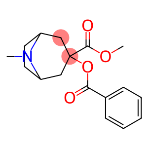 8-Azabicyclo[3.2.1]octane-3-carboxylic acid, 3-(benzoyloxy)-8-methyl-, methyl ester, (3-exo)-