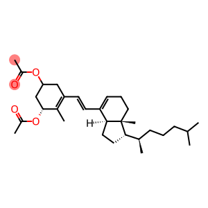 9,10-Secocholesta-5(10),6,8-triene-1,3-diol, diacetate, (1α,3β,6Z)- (9CI)