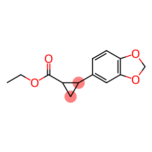 Cyclopropanecarboxylic acid, 2-(1,3-benzodioxol-5-yl)-, ethyl ester