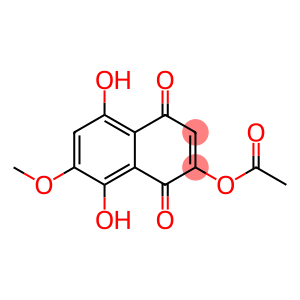 2-(Acetyloxy)-5,8-dihydroxy-7-methoxynaphthalene-1,4-dione