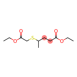 4-[(2-Ethoxy-2-oxoethyl)thio]pentanoic acid ethyl ester